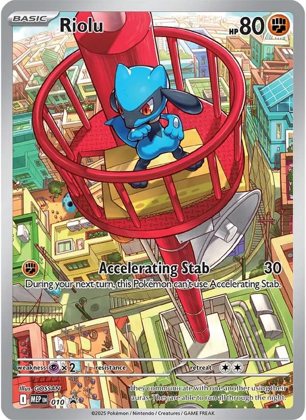 Riolu - 010 — Mega Evolution Promo 10 Pokémon card