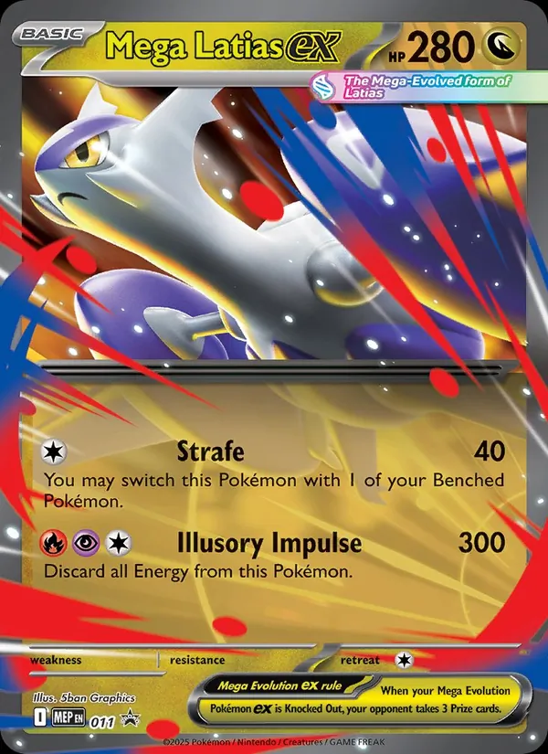 Mega Latias ex - 011 — Mega Evolution Promo 11 Pokémon card