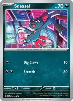 Sneasel (Cosmos Holo) — Mega Evolution Promo 20