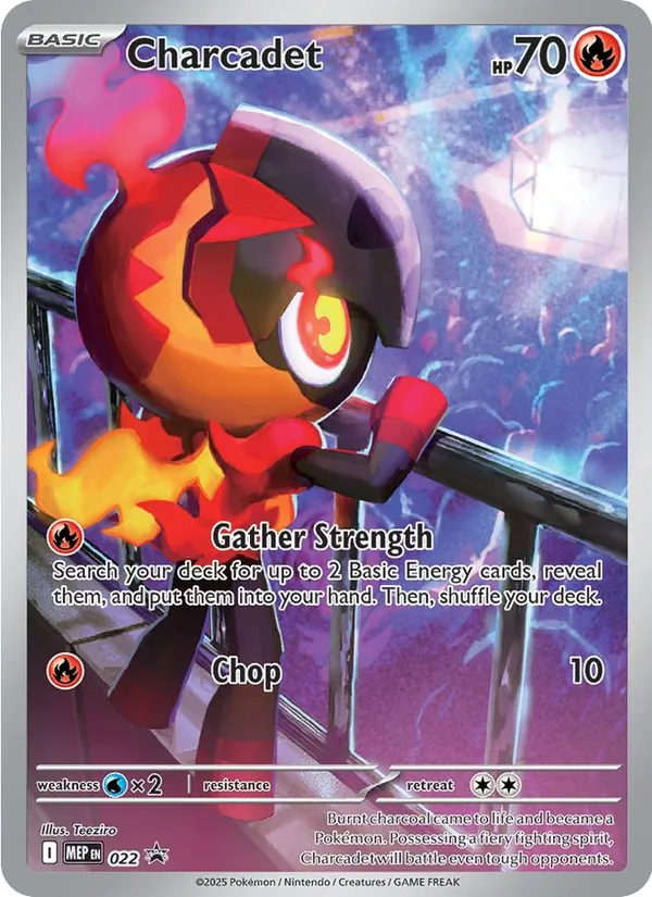 Charcadet - 022 — Mega Evolution Promo 22 Pokémon card