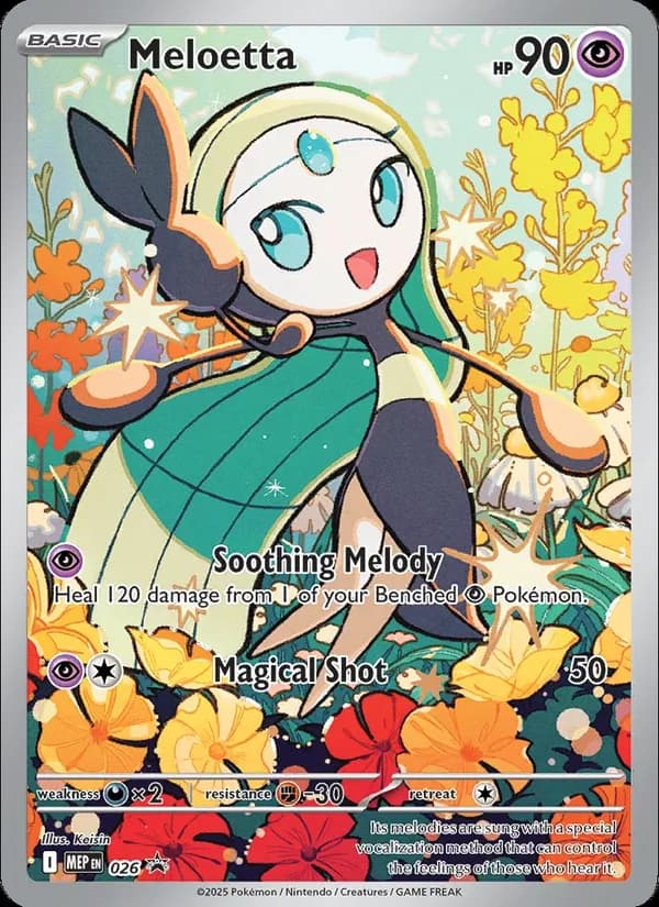 Meloetta - 026 — Mega Evolution Promo 26 Pokémon card