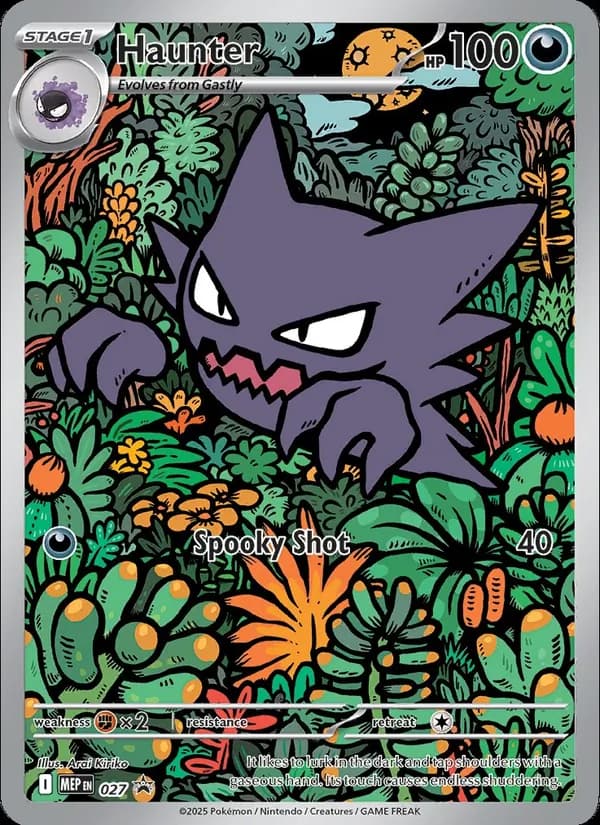 Haunter  - 027 — Mega Evolution Promo 27 Pokémon card