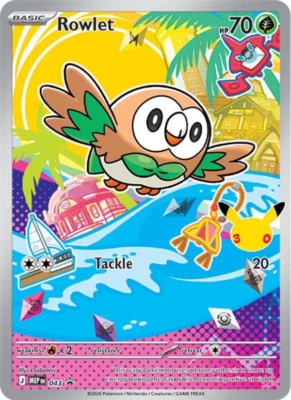 Rowlet - 043 — Mega Evolution Promo 43 Pokémon card