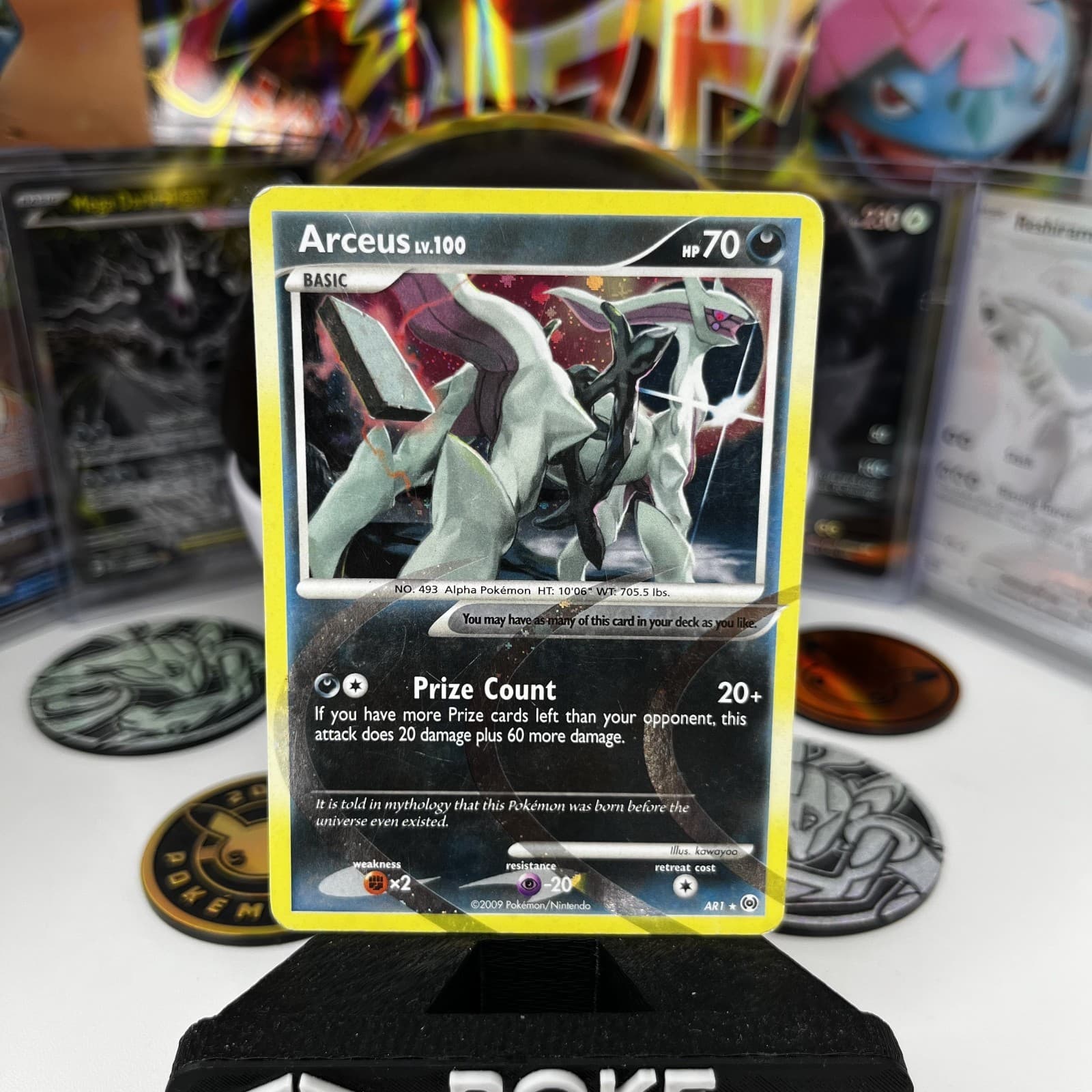 Arceus AR1 Platinum Arceus Holo Pokemon TCG MP