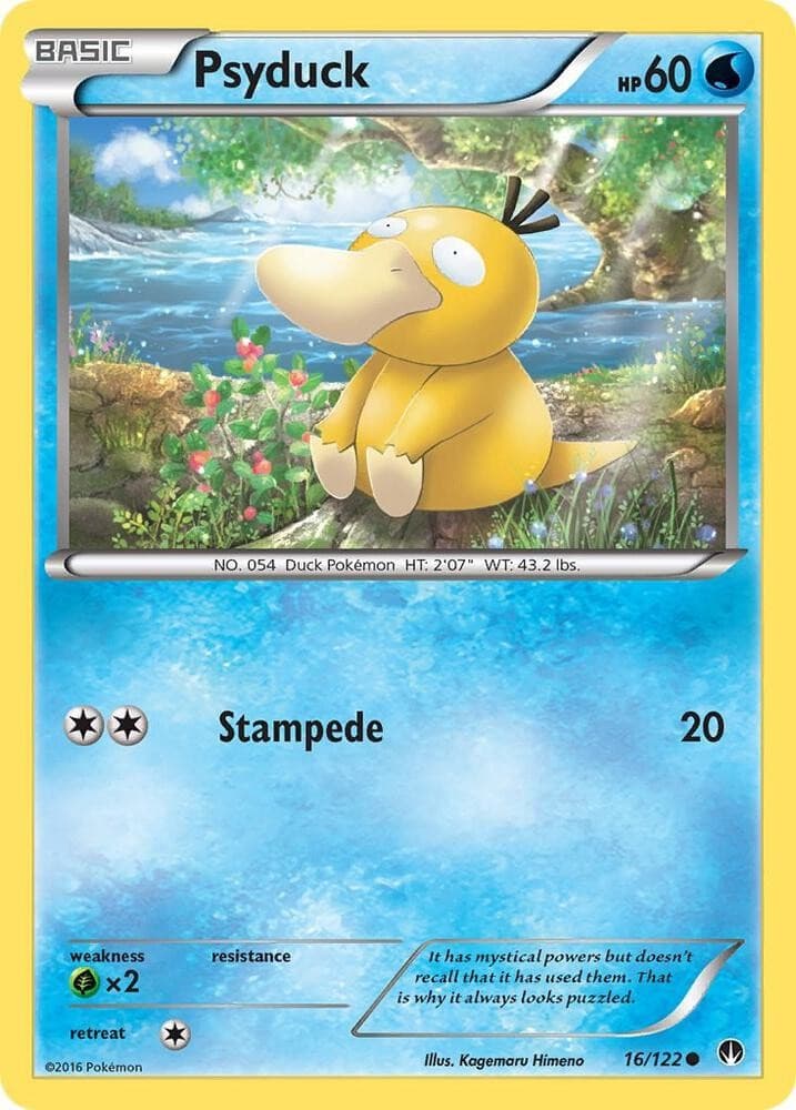 Psyduck 16/122 Common Pokemon XY - BREAKpoint NM
