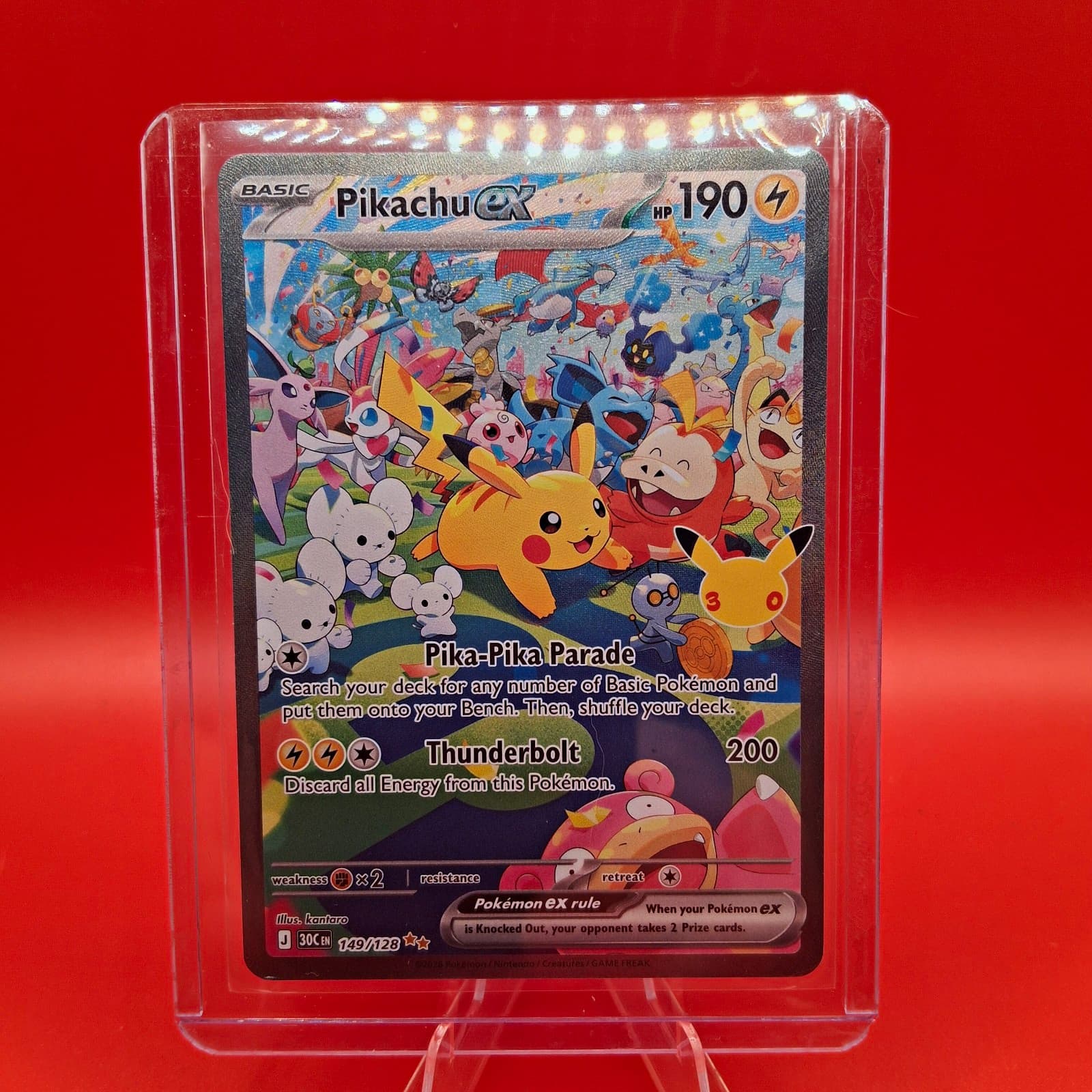 POKEMON TCG PIKACHU EX 238/191 SV08 SURGING SPARKS SIR FULL ART HOLO 200 HP