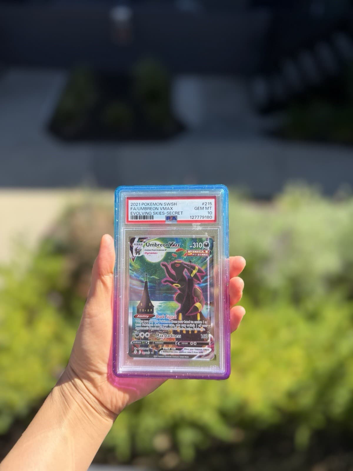 Pokemon Umbreon VMAX Alt Art Secret Rare Holo 215/203 Evolving Skies PSA 10