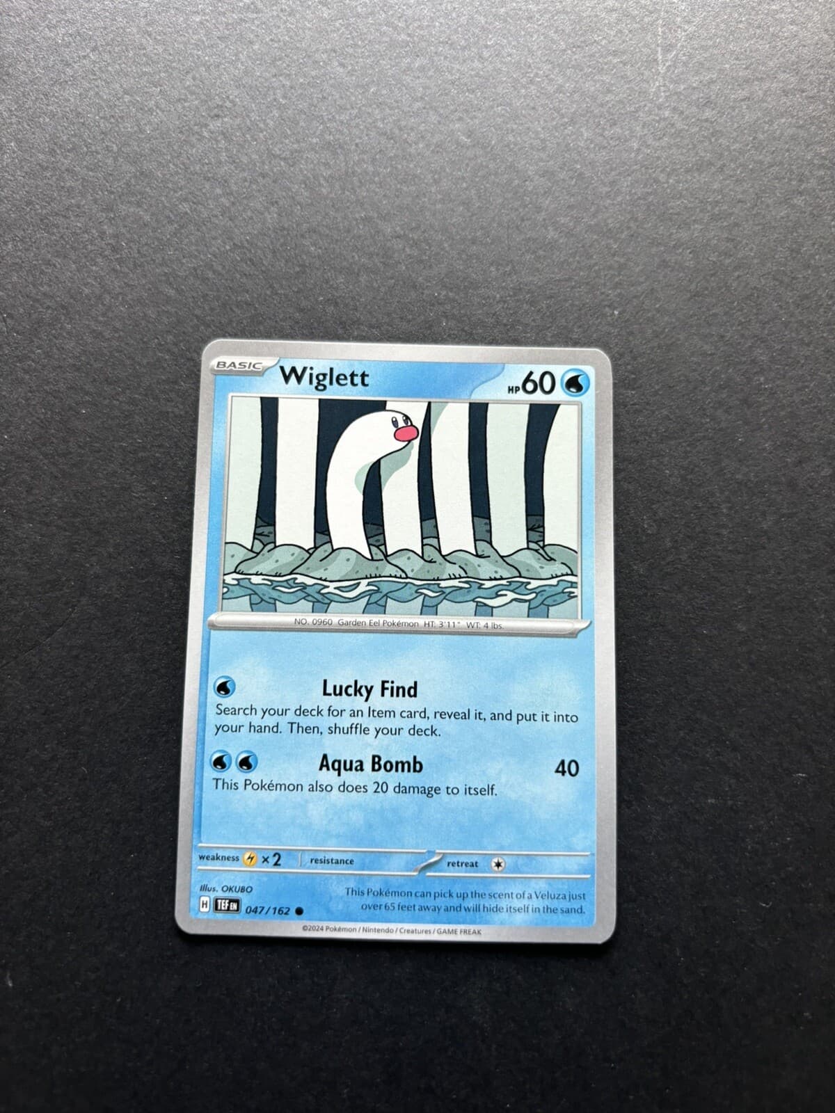 2024 Pokémon Temporal Forces - Wiglett No. 47/162