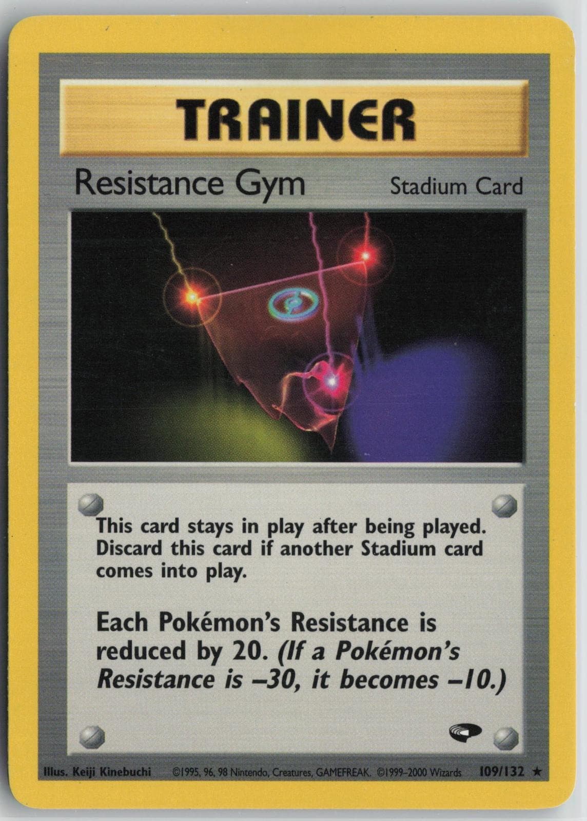 Resistance Gym 109/132 Rare Gym Challenge Pokemon Unlimited Lightly Played