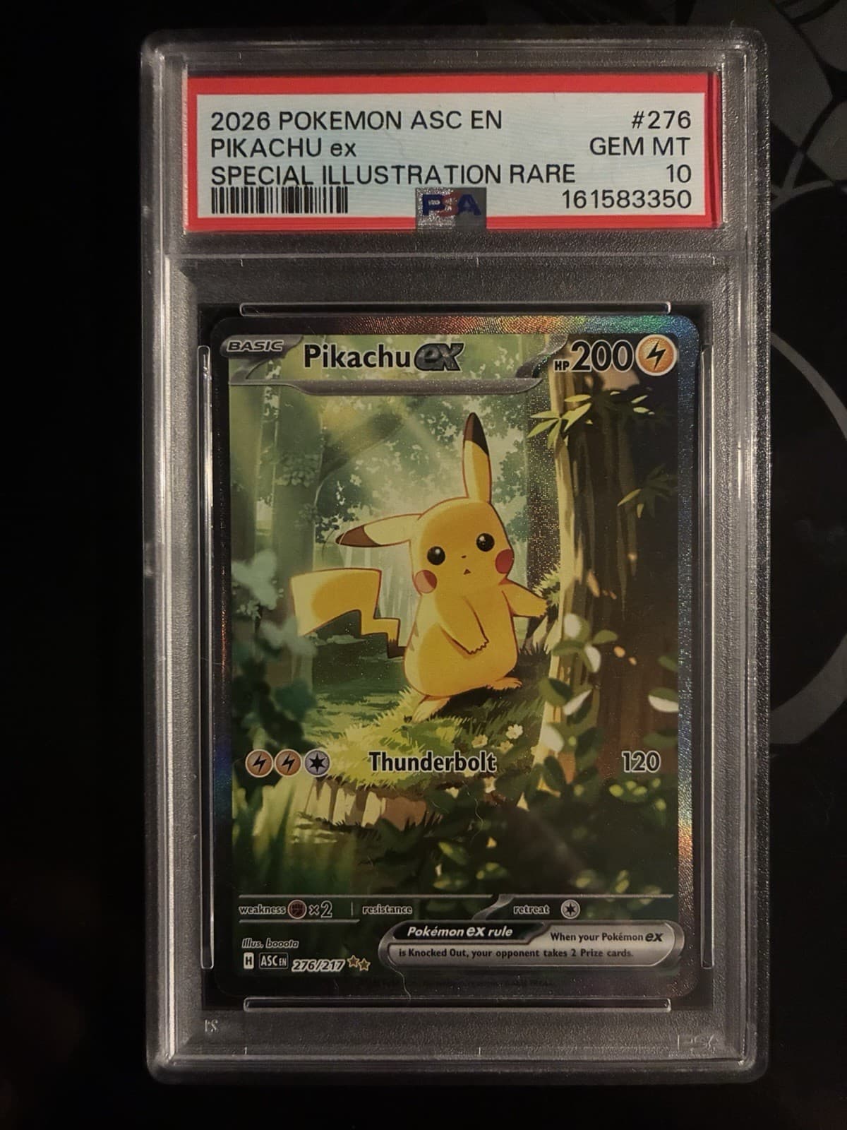 #276 Pikachu EX - Ascended Heroes (PSA 10)