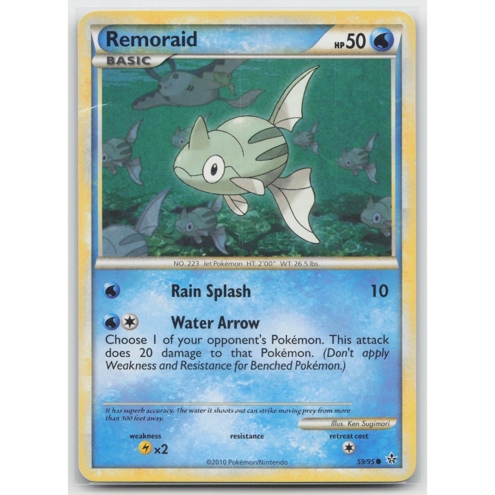Remoraid Unleashed 59 Common HP Pokemon