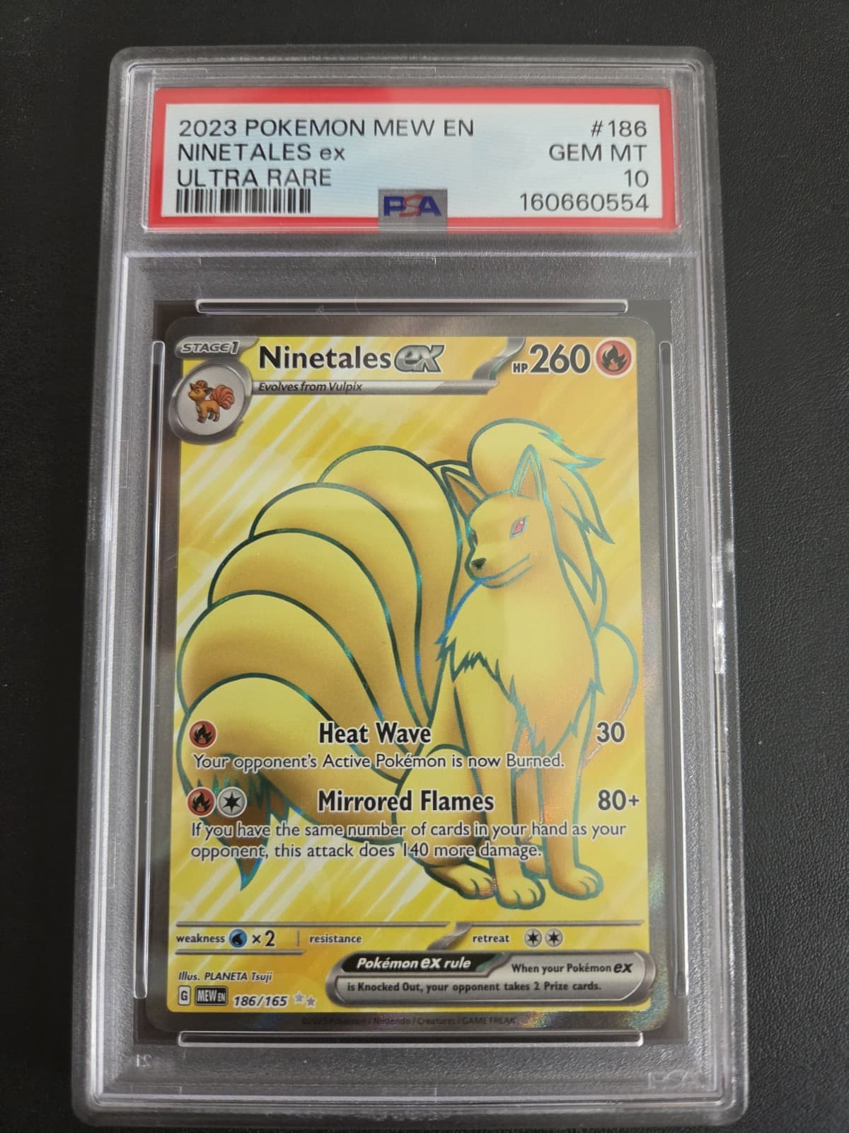 Ninetales ex 186/165 PSA 10