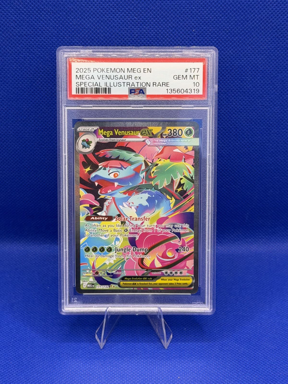Pokémon TCG Mega Venusaur ex #177 SIR PSA 10 GEM MINT