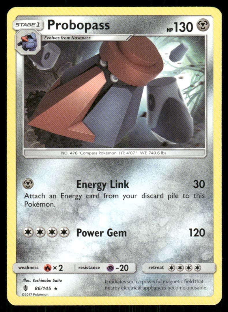 Probopass 86/145 Rare Guardians Rising Pokemon Lightly Played