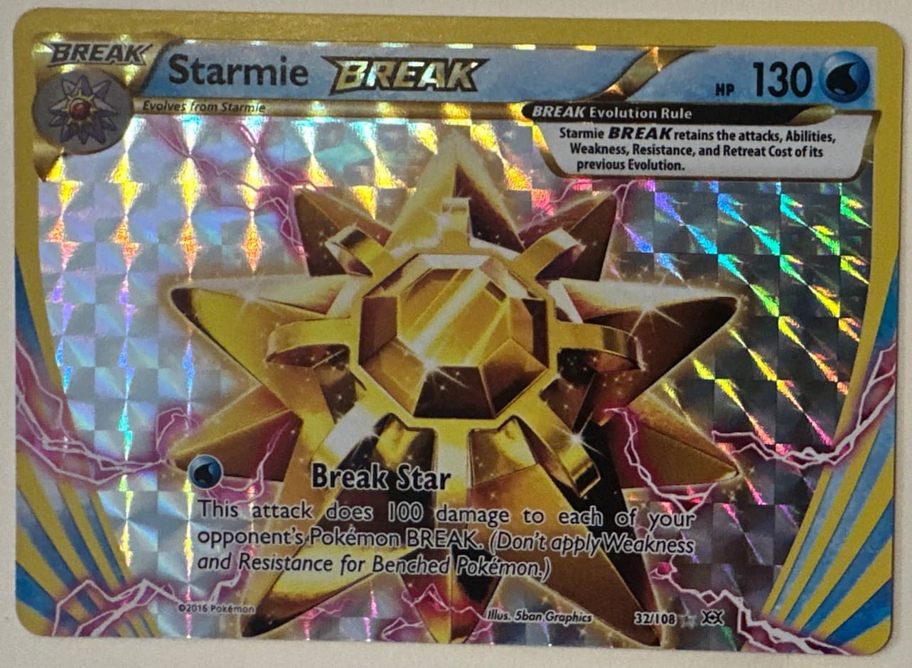 Starmie Break Ultra Rare Card 32/108 Evolutions NEAR MINT