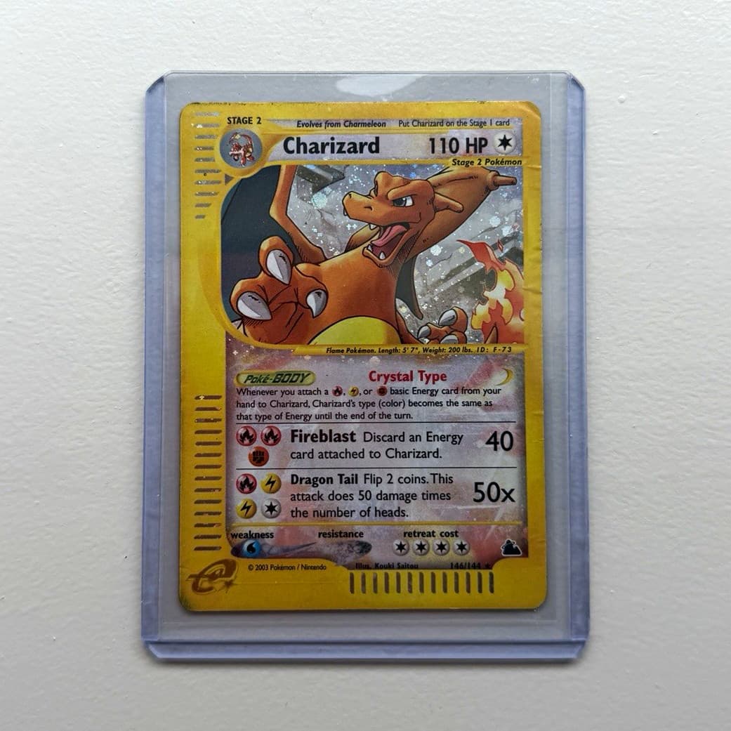 Charizard 146/144 Skyridge Secret Rare Holo 110 HP Eng