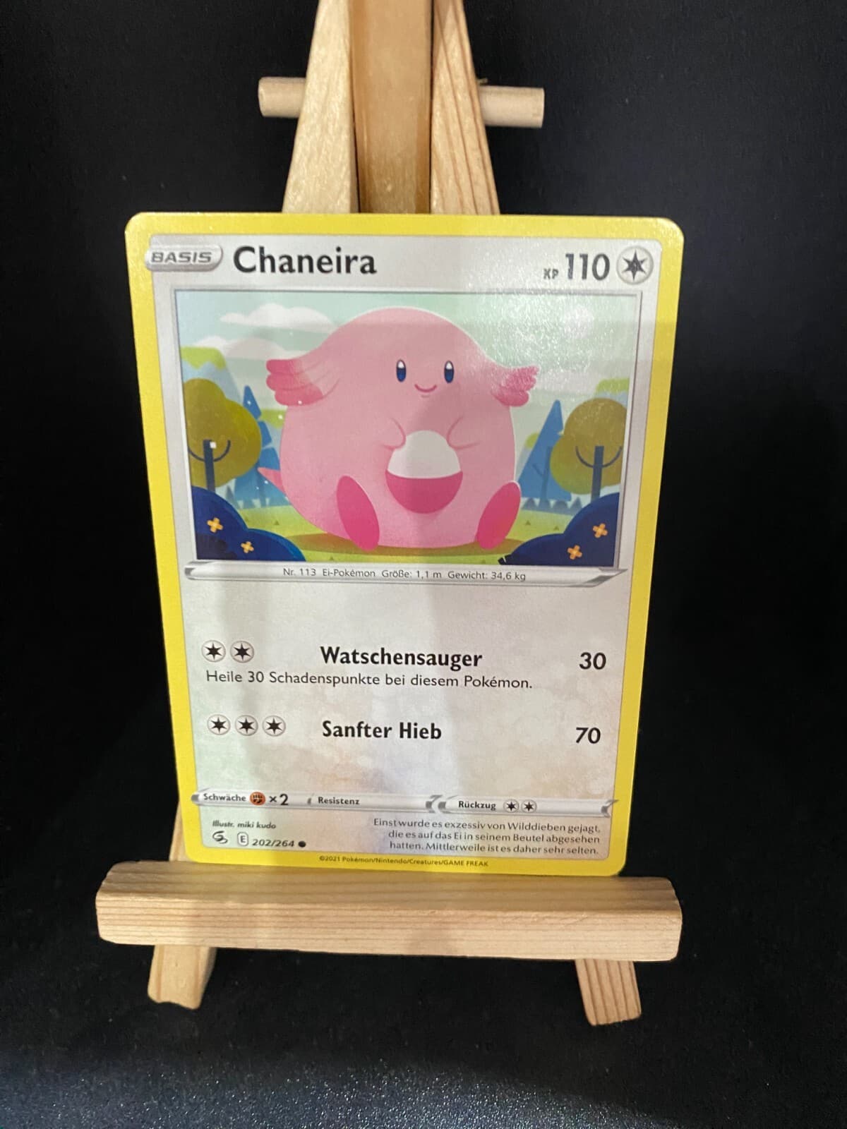 Chaneira 202/264  Pokemon Karte TCG aus Fusionsangriff