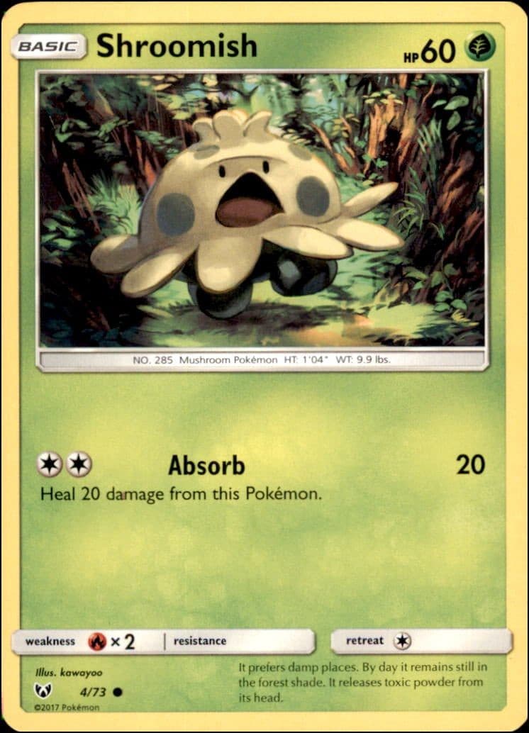 Pokemon - Shroomish #4/73 - Shining Legends Common