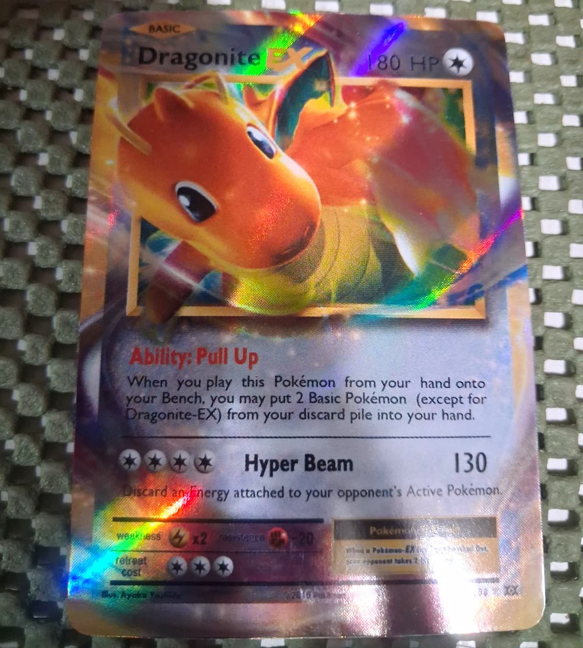 Pokemon Dragonite EX 72/108 Evolutions Holo Ultra Rare English 2016 180 HP