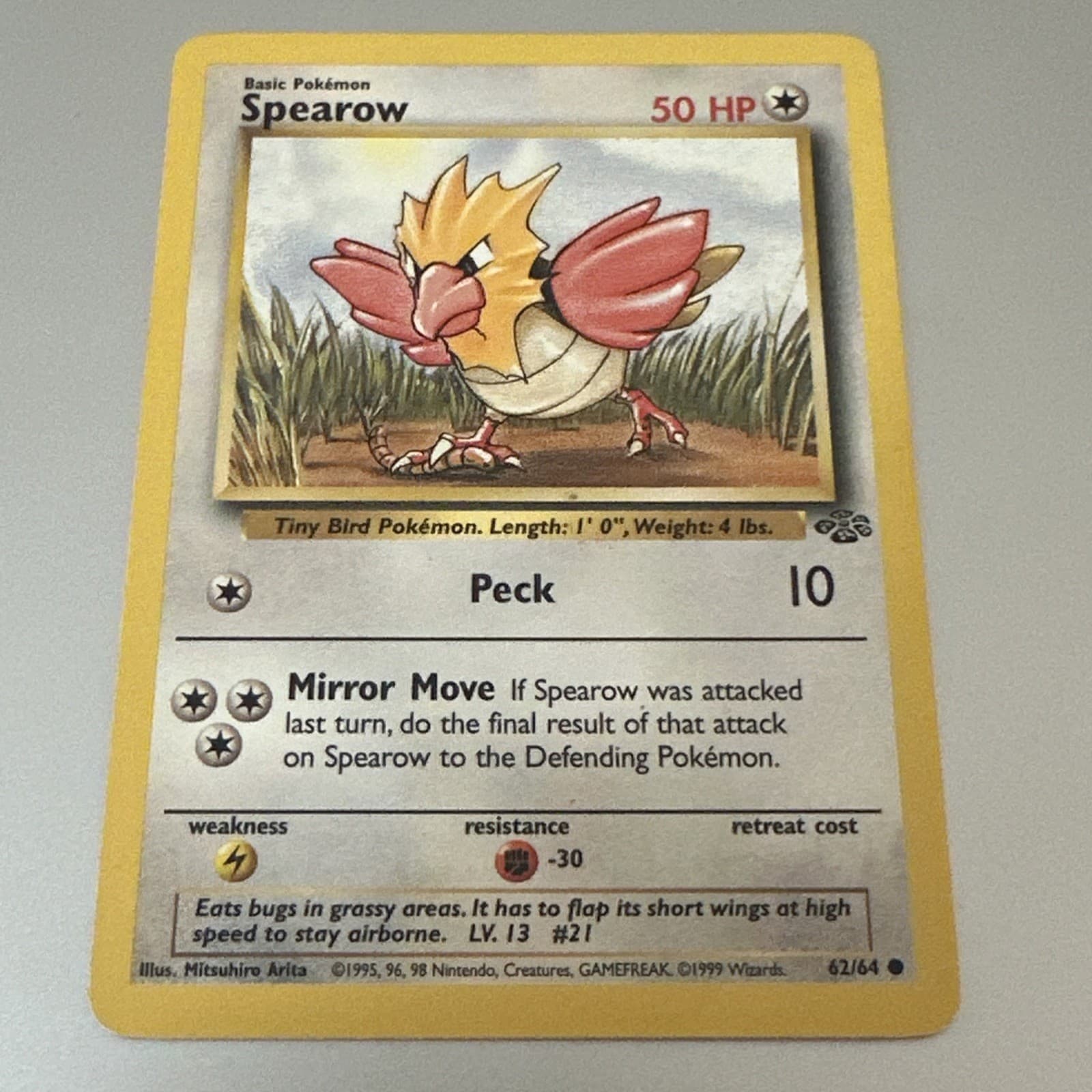 Spearow - Jungle - 62/64 - Common - Pokemon - Unlimited - LP - Buy 3 Get 2 Free
