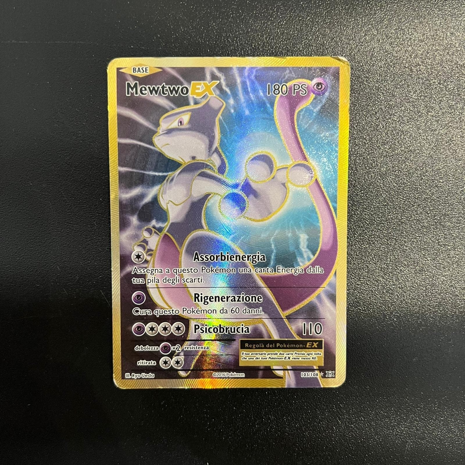 Pokemon Card Mewtwo Ex 103/108 Set XY Evoluzioni ITA Italiano Played PL