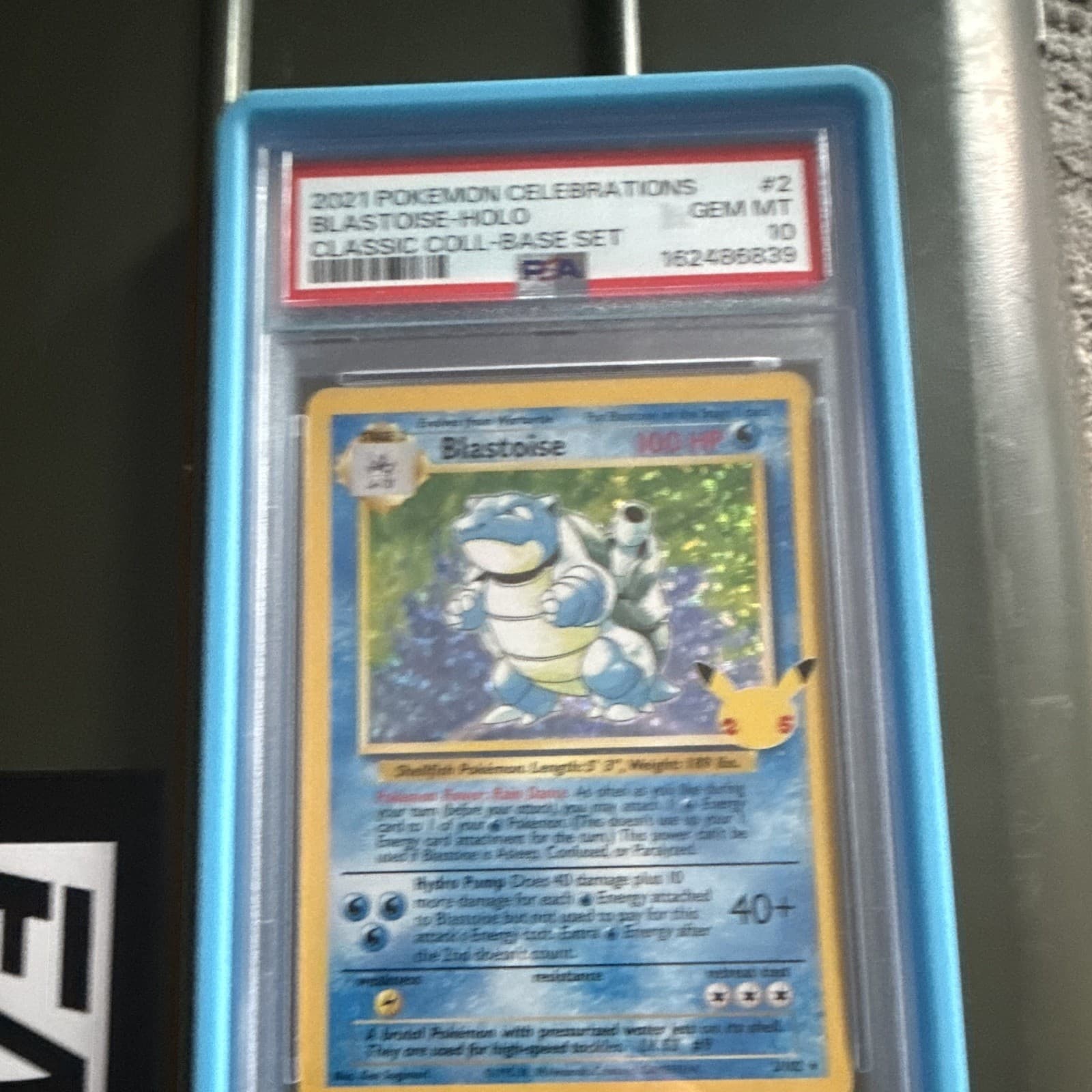 The Pokémon Company PSA 10 2021 Blastoise 2/102 Celebrations Classic Holo ENG