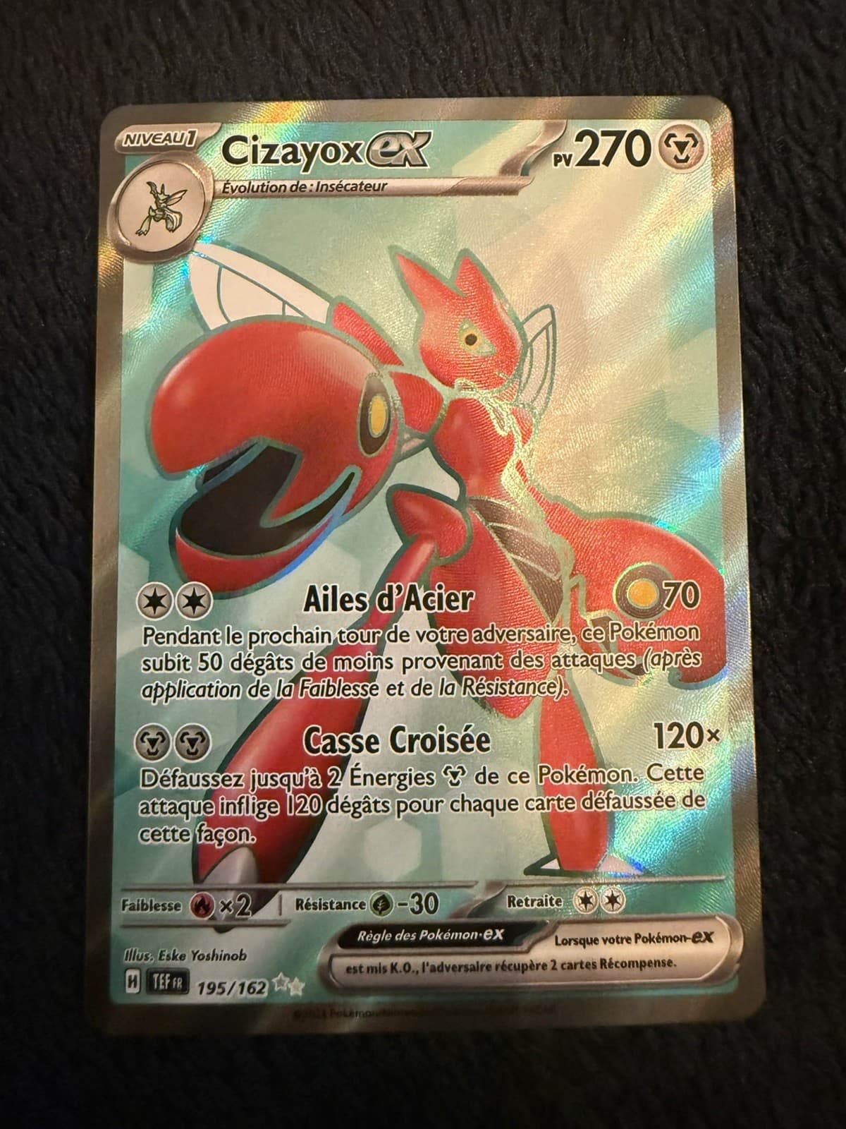 Cizayox ex 195/162 - Full Art - Pokémon - Forces Temporelles - FR