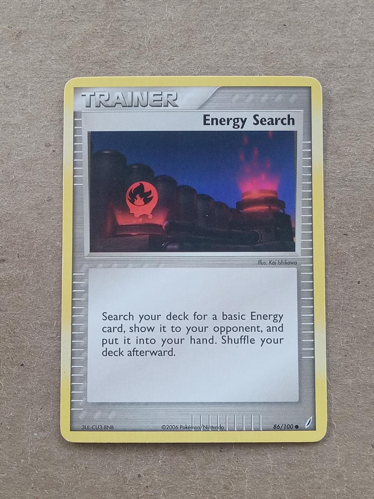 Energy Search 8/12 EX Trainer Kit 2 Plusle Pokemon Lightly Played