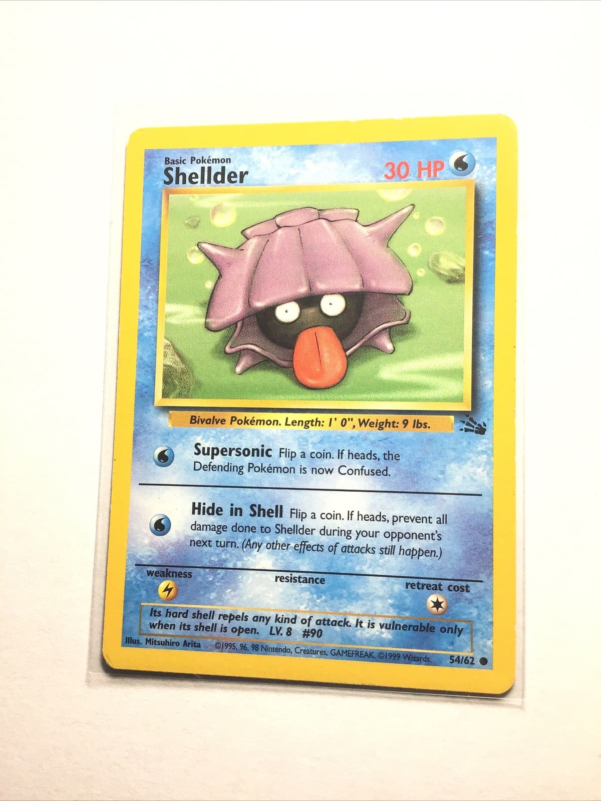 SHELLDER - 54/62 - Fossil - Pokemon Card - PL