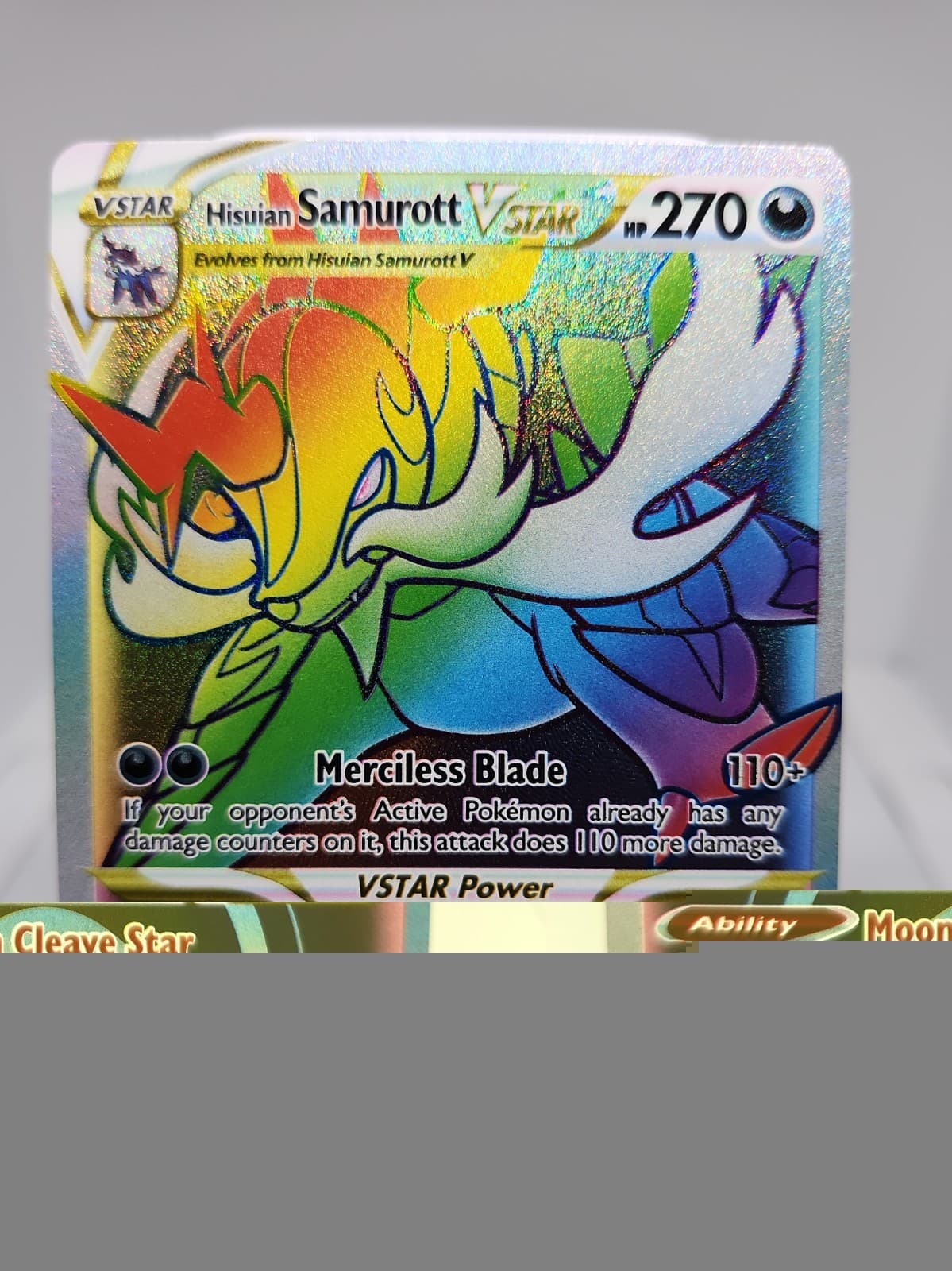 Hisuian Samurott VSTAR (Secret) Holo Secret Rare SWSH10: Astral Radiance 197/189