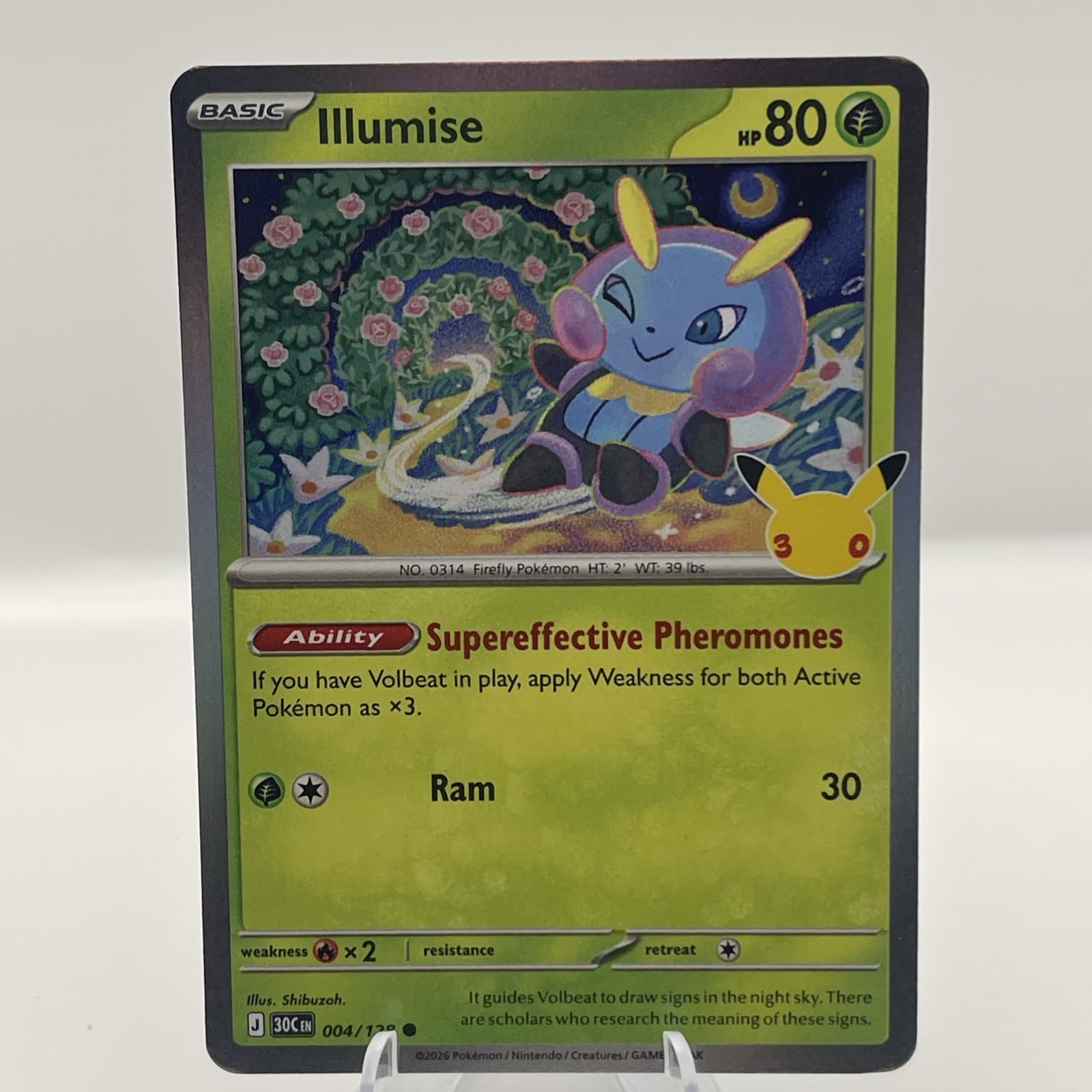 Illumise #4 Pokemon 30th Celebration