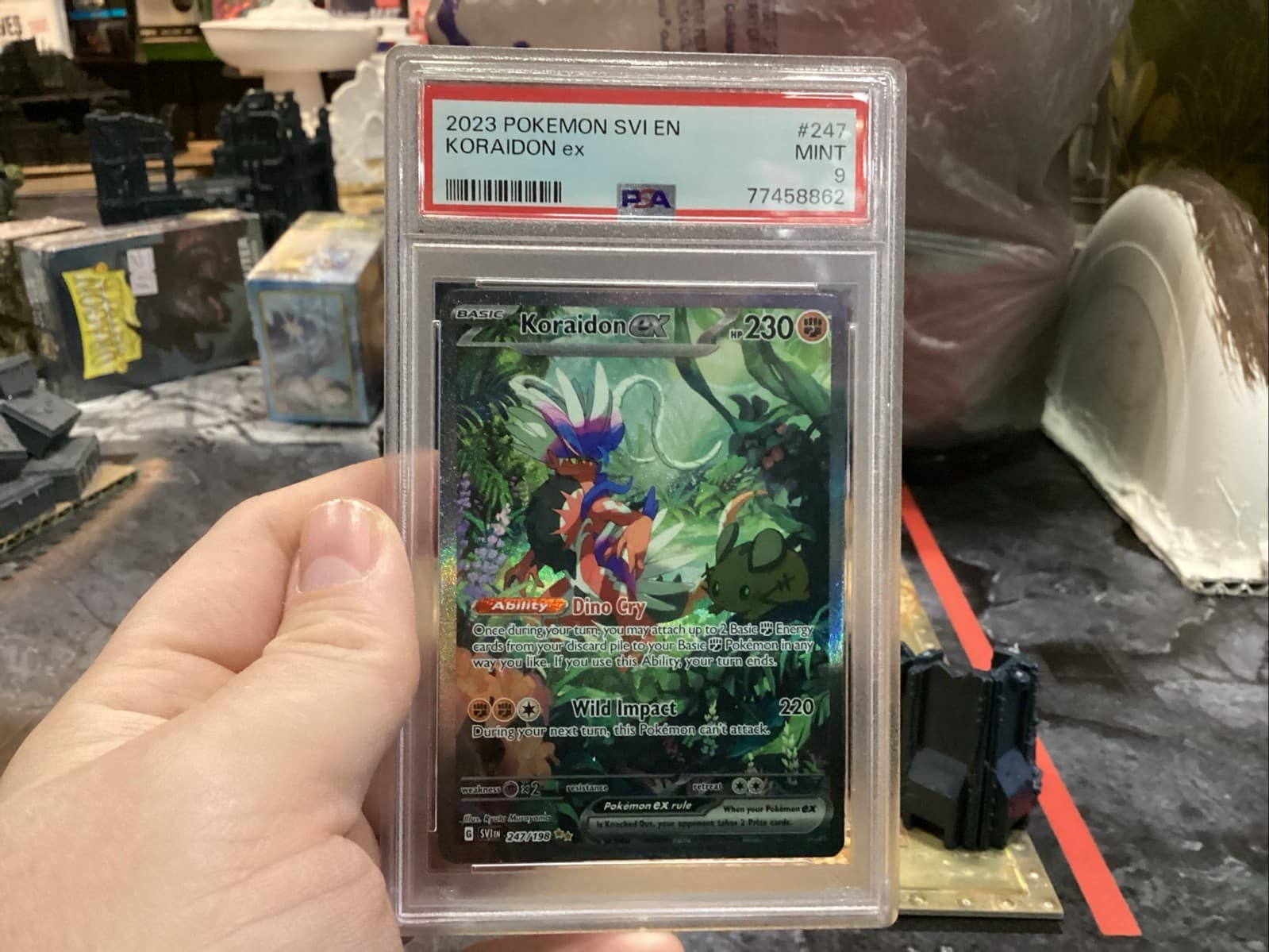 Koraidon ex 247/198 SV01: Scarlet & Violet Base Set Holo PSA 9