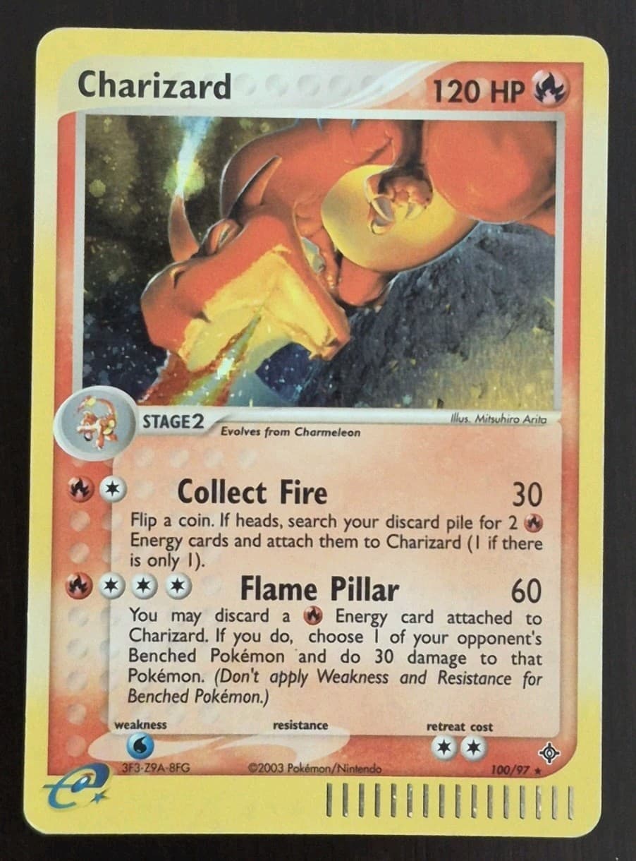 2003 Pokemon EX Dragon Charizard Holo #100/97 LP/MP
