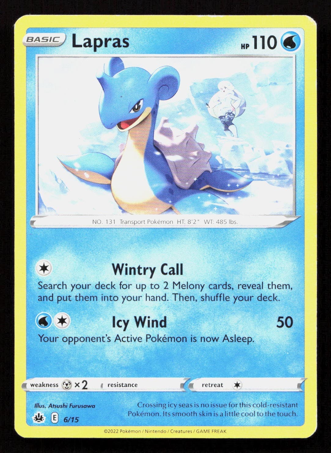 LAPRAS 006/015 Pokemon MCDONALD'S PROMOS 2022