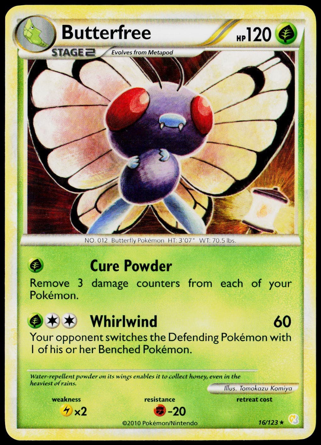 Butterfree 16/123 HeartGold SoulSilver LP