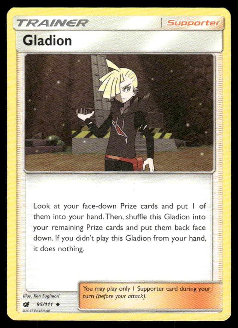 Gladion 95/111 Uncommon Crimson Invasion Pokemon Lightly Played