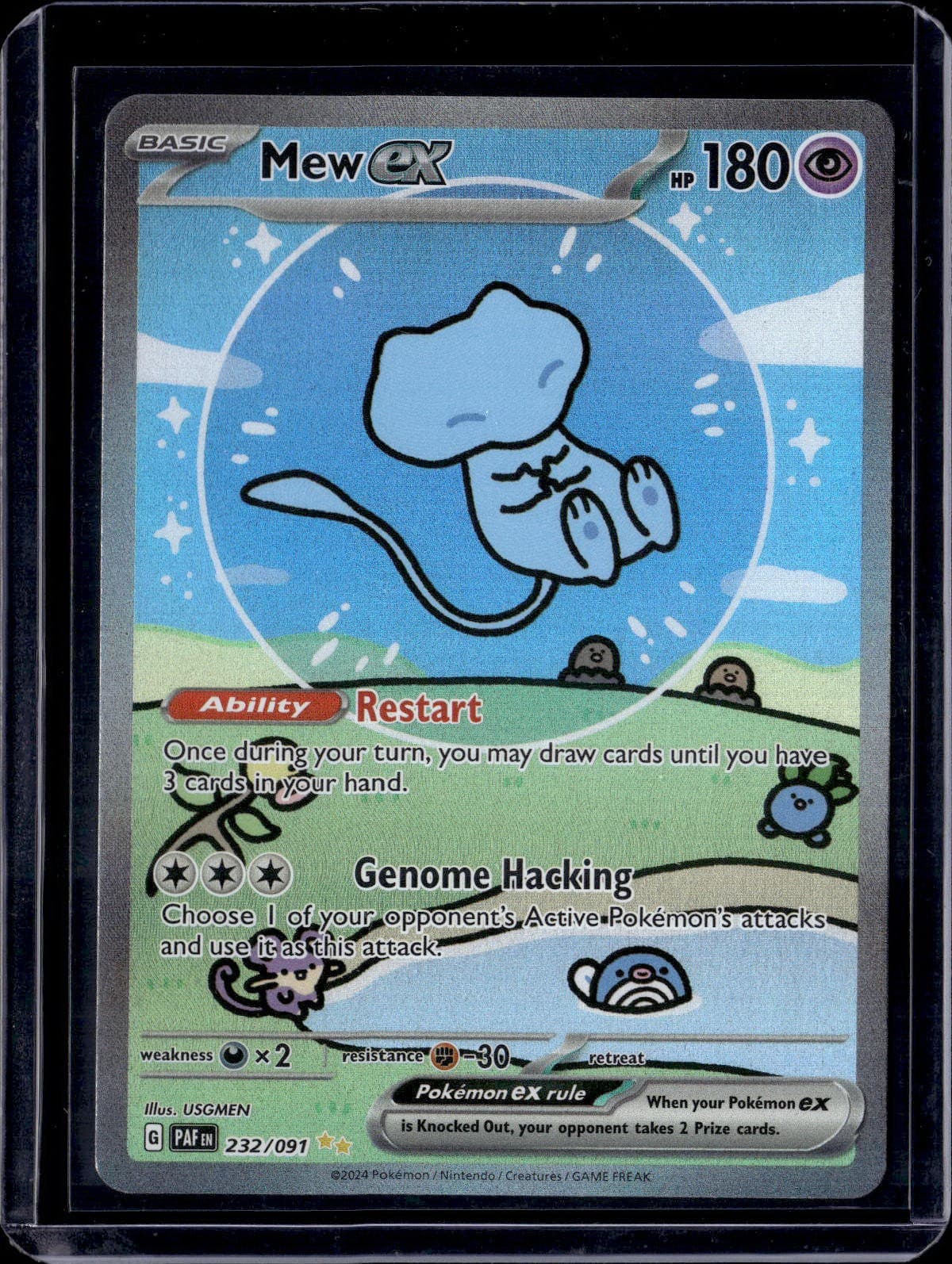 Pokemon SV: Paldean Fates Mew ex 232/091