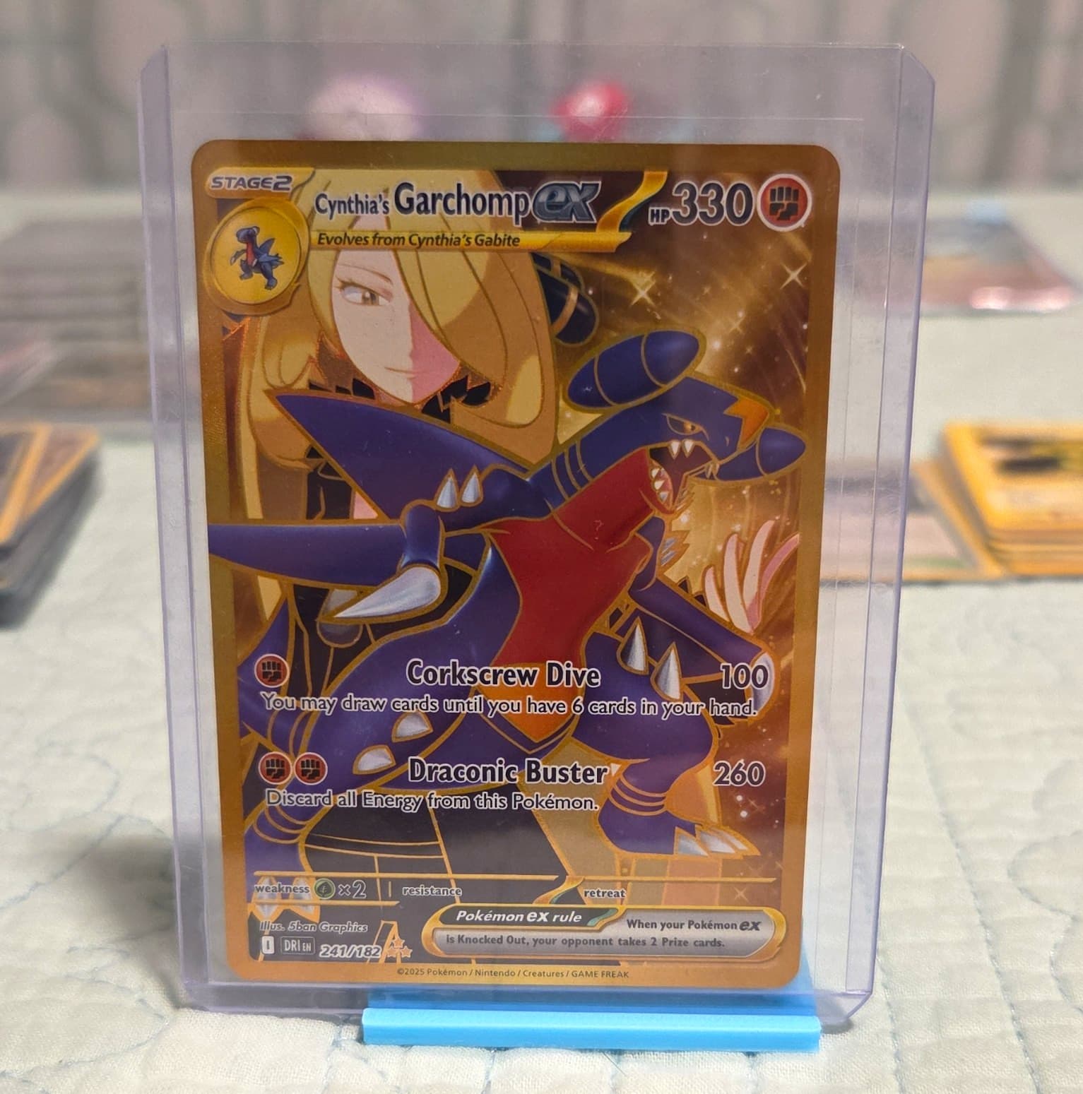 Cynthia's Garchomp ex 241/182 Sv10: Destined Rivals Hyper Rare Holo English