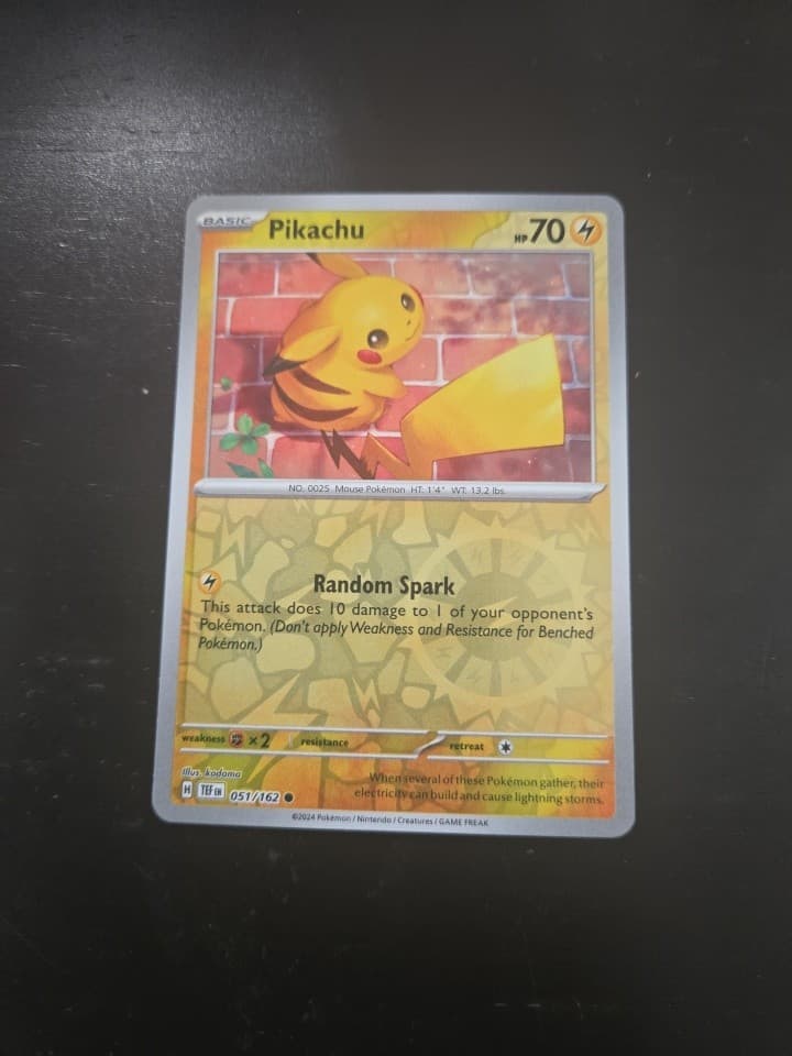 Pikachu - 51/162 Temporal Forces - Pokémon TCG - 2024