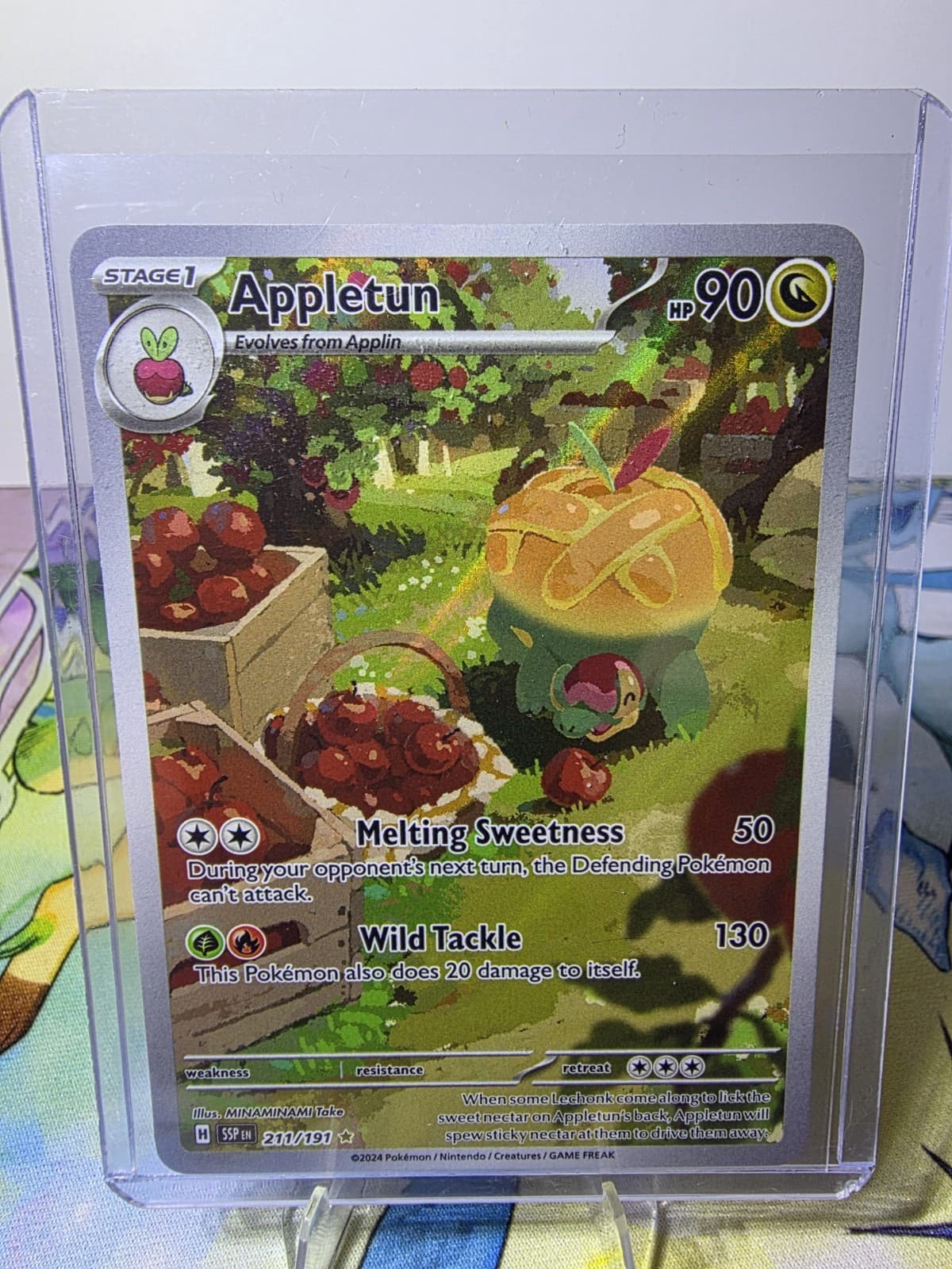 Appletun 211/191 Sv08: Surging Sparks Holo Near Mint
