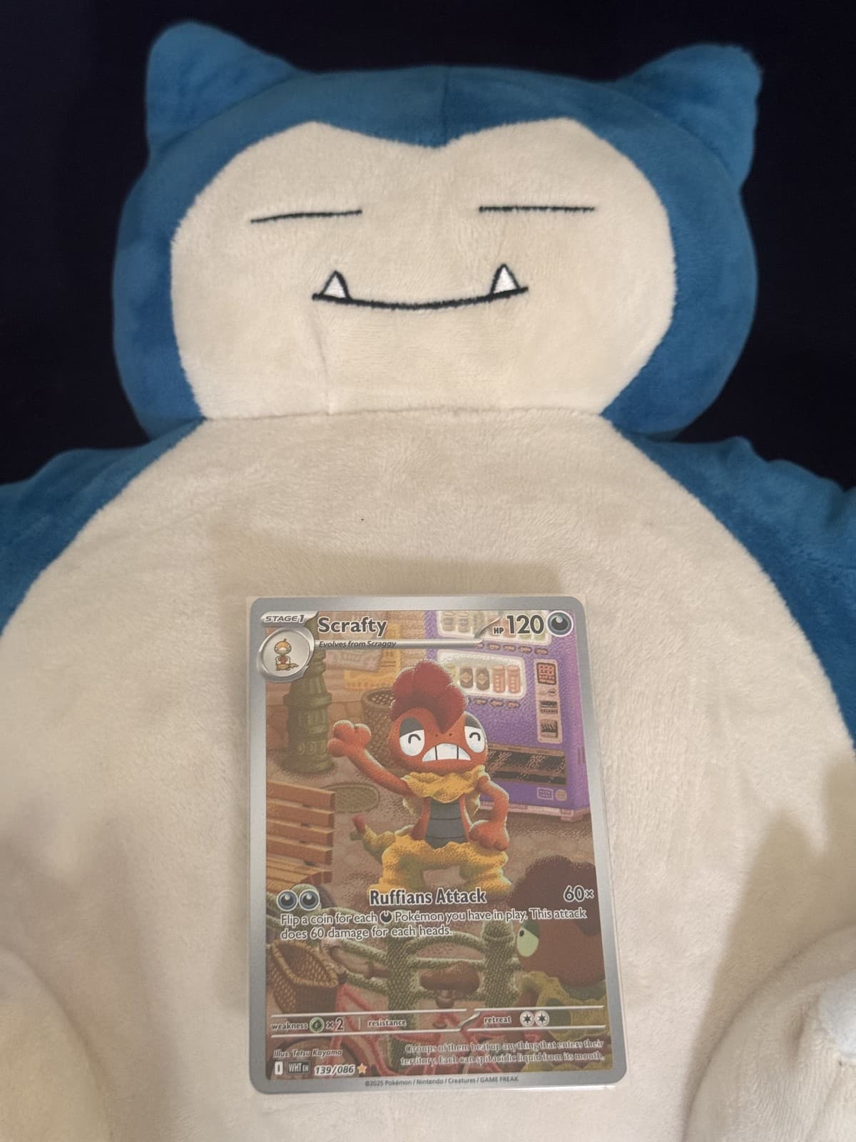 Pokémon TCG White Flare Scrafty 139/086