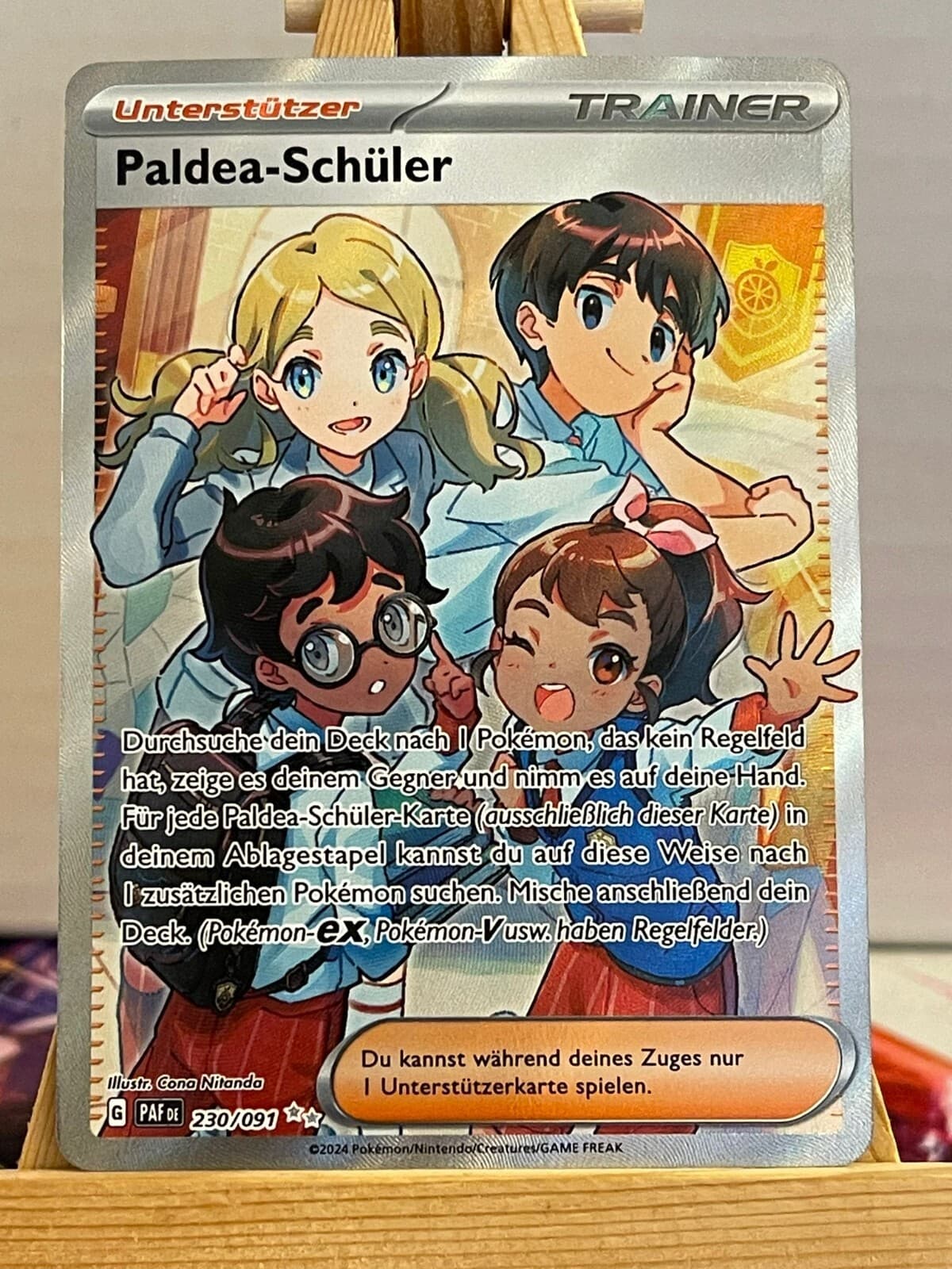 Paldea-Schüler 230/091 Paldeas Schicksale FA Deutsch NM Pokemon