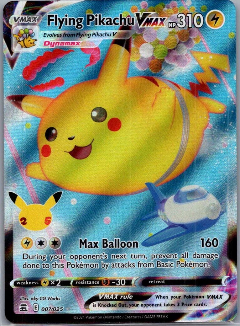Flying Pikachu VMAX Holofoil [CLB - 007/025]