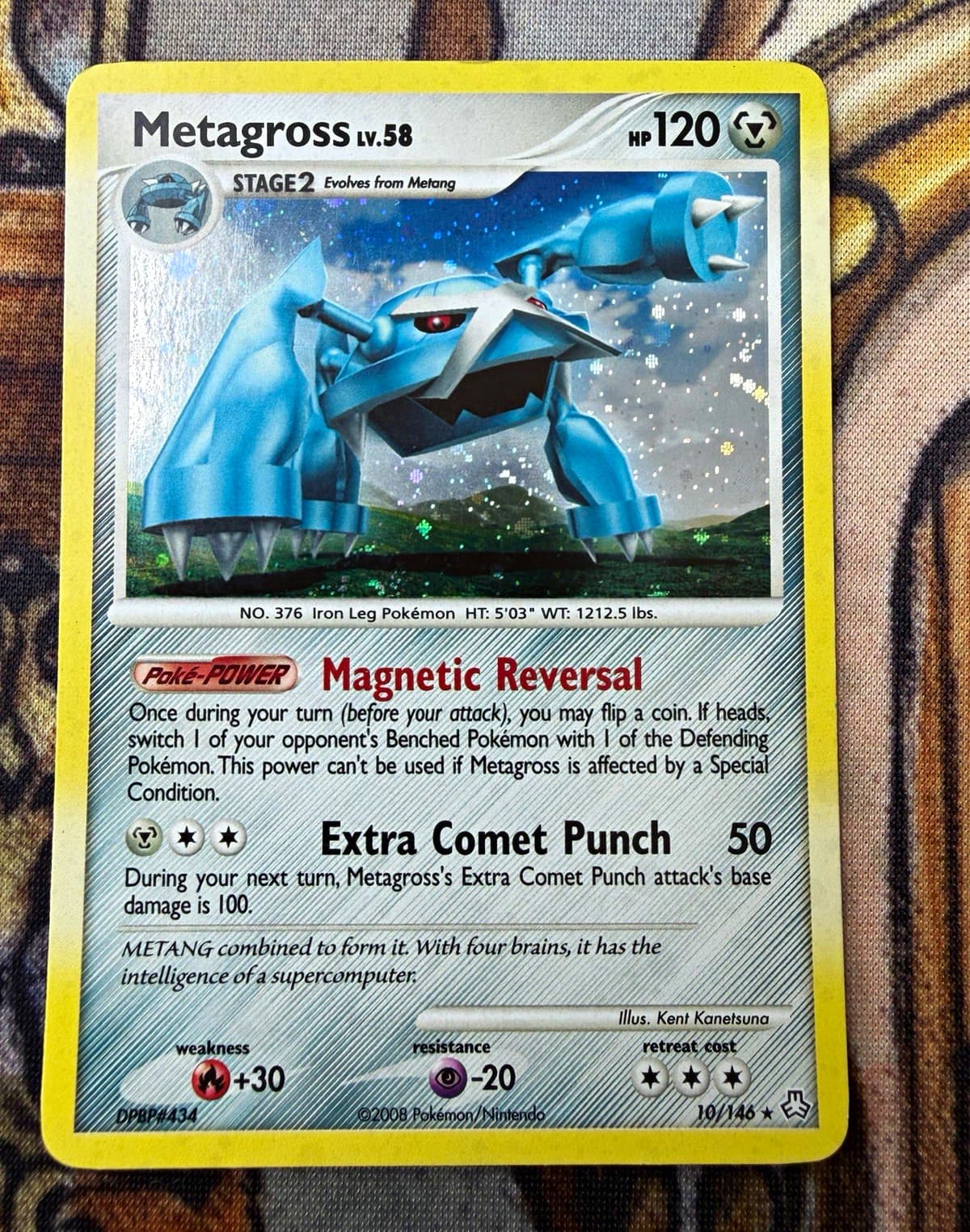 Pokémon TCG Metagross Holo Rare - Legends Awakened - 10/146 English