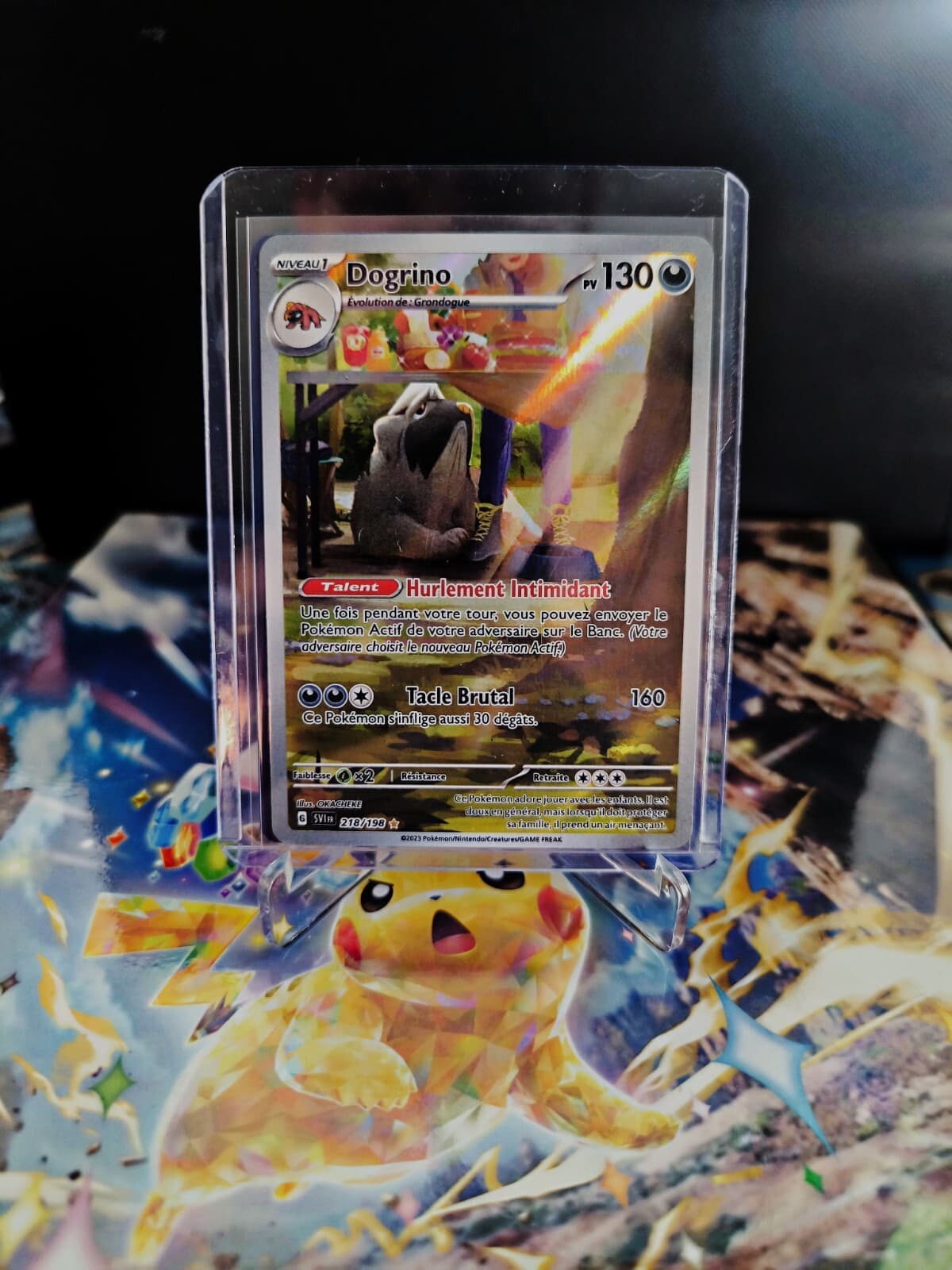 DOGRINO FULL ART - POKÉMON 218/198 EV1 ECARLATE ET VIOLET carte pokémon   FR 