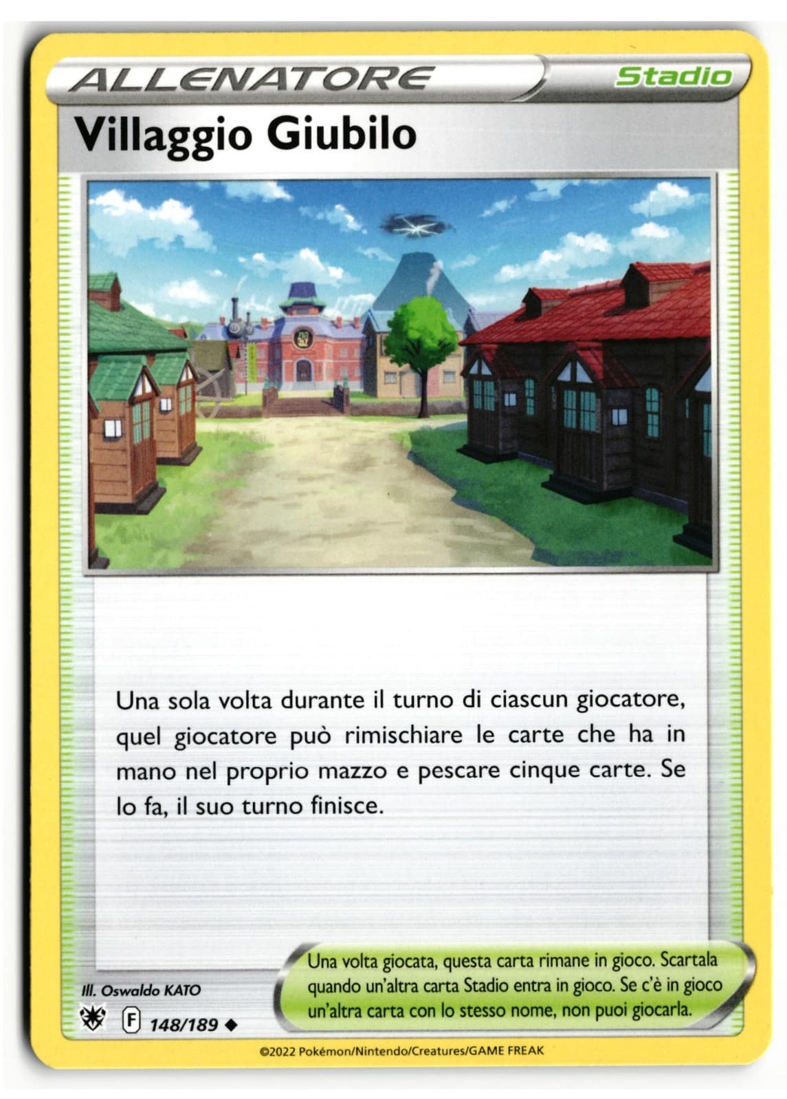 Pokémon Villaggio Giubilo 148/189 Lucentezza Siderale ITA Near Mint Non Comune