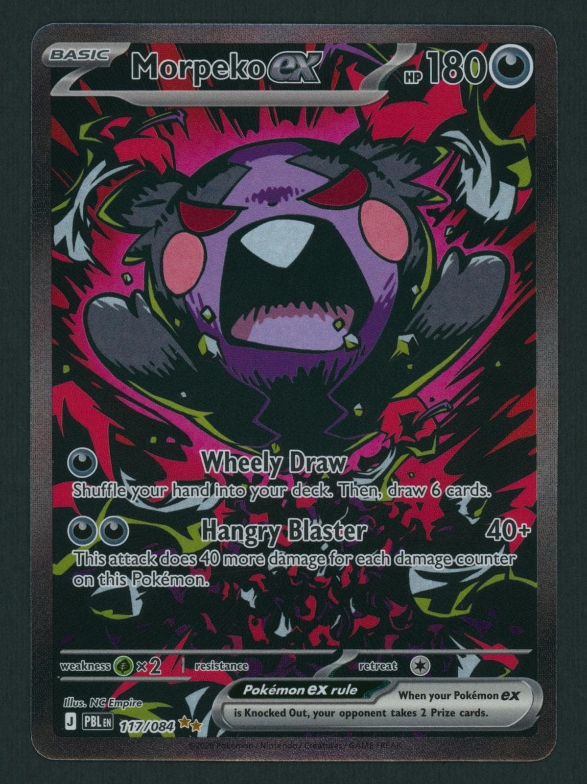 ME05: Pitch Black #117/084 Morpeko ex