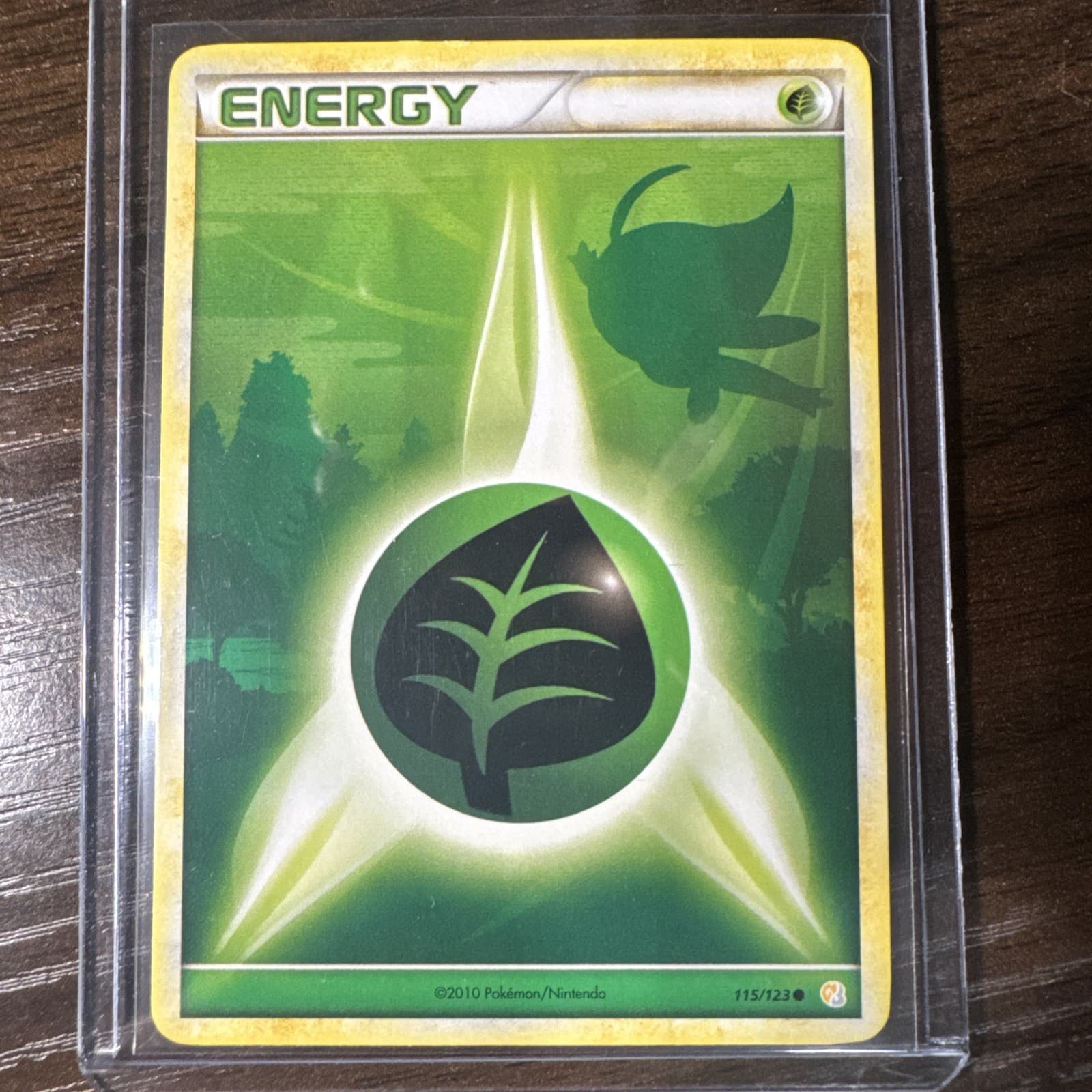 2010 Pokémon TCG Grass Energy 115/123 HeartGold & SoulSilver NM