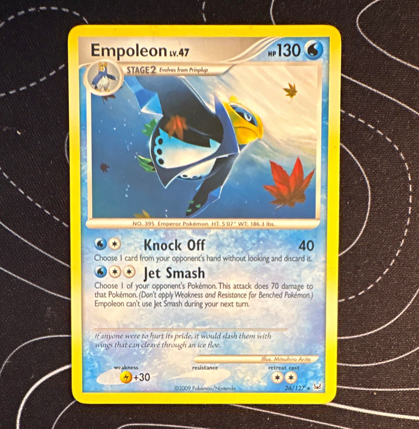 The Pokémon Company Empoleon 26/127 Platinum Regular Rare 130 HP EN 2009