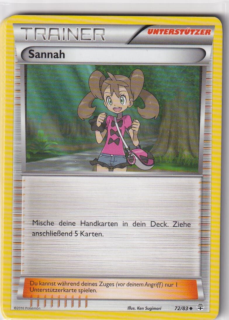 Pokemon Karte TCG Trading Generationen Nr. 72/83 Sannah deutsch